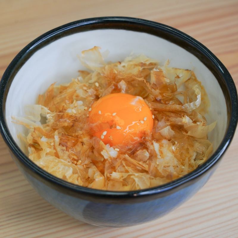 画像:“かつお”感じる卵かけご飯